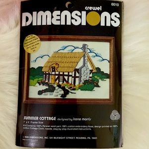 Crewel dimensions summer cottage style 6010